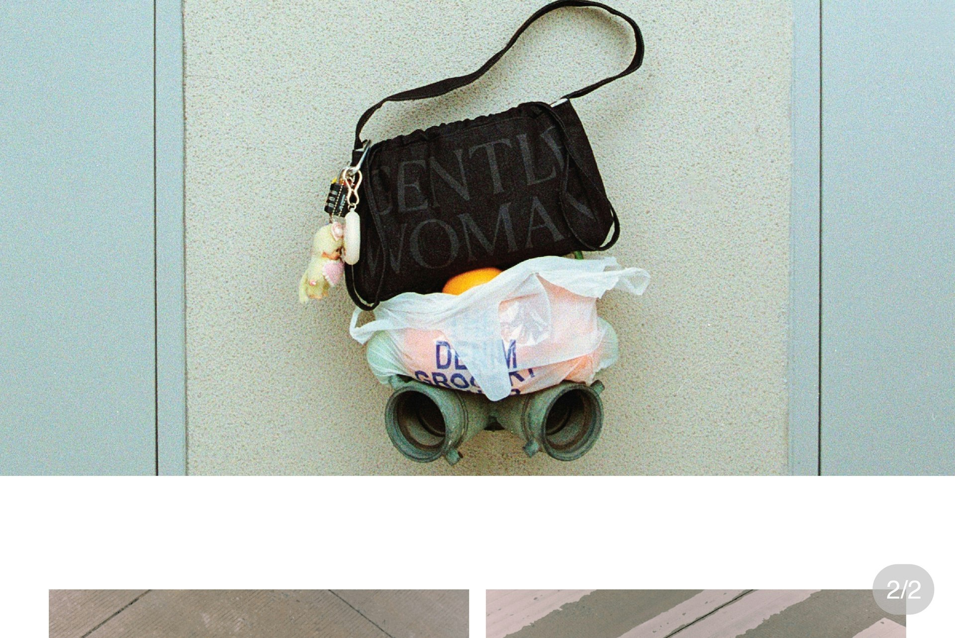 GW DENIM DUMPLING BAG-8