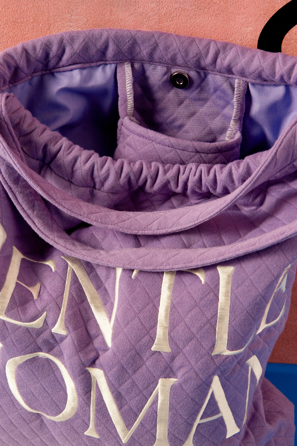 GENTLEWOMAN Oh boy! Tote : Purple-3
