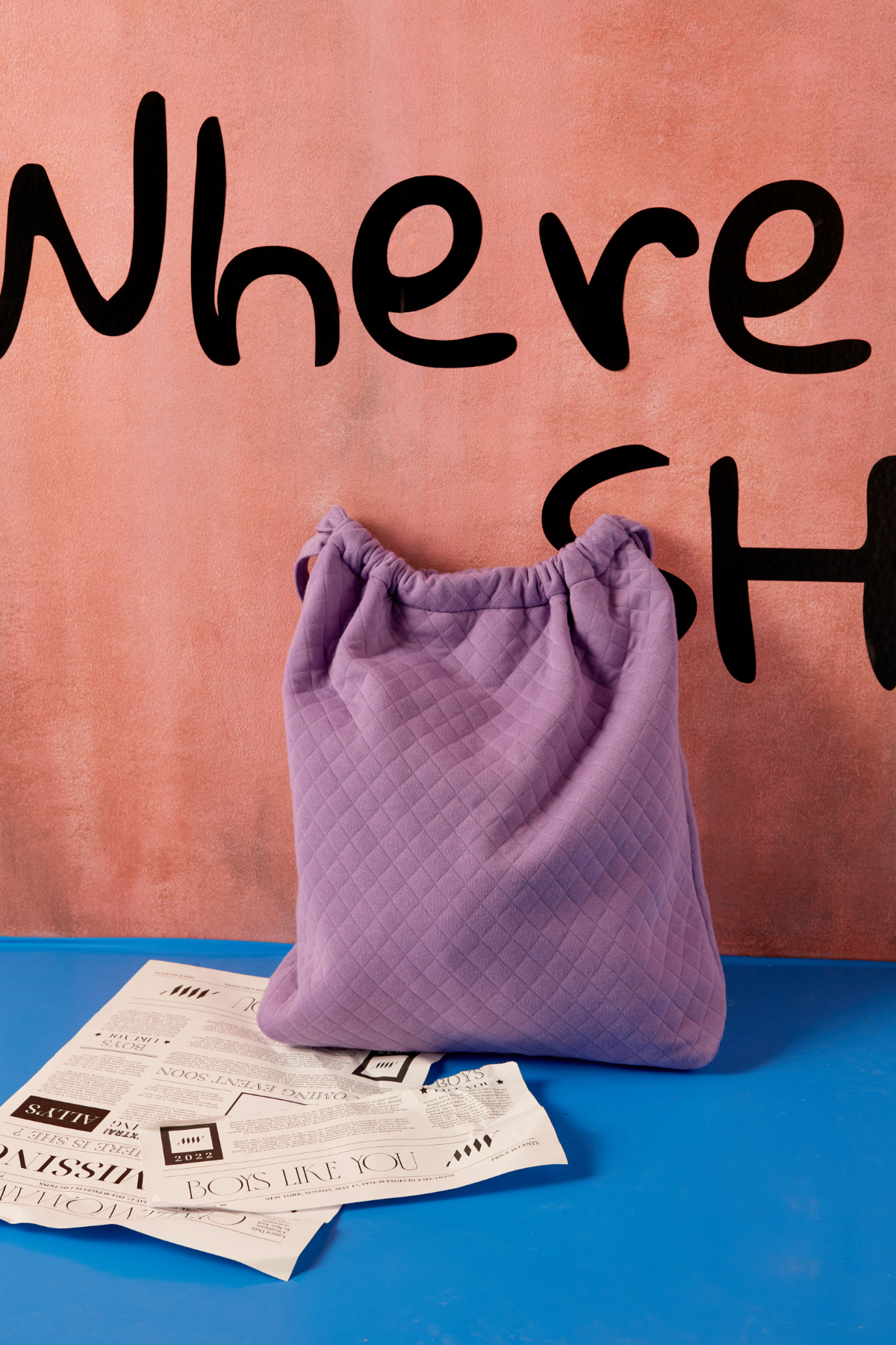 GENTLEWOMAN Oh boy! Tote : Purple-4