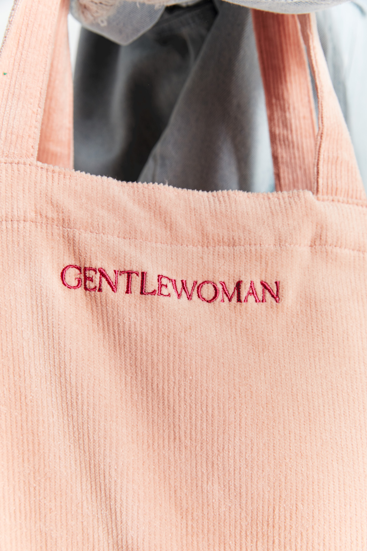 GENTLEWOMAN Corduroy Tote : Pink-2