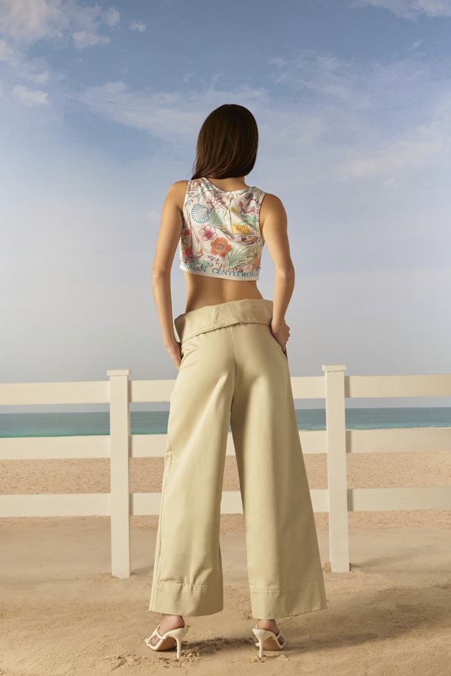 Sign of Peace Tie-waisted Pants - GLP016 - image