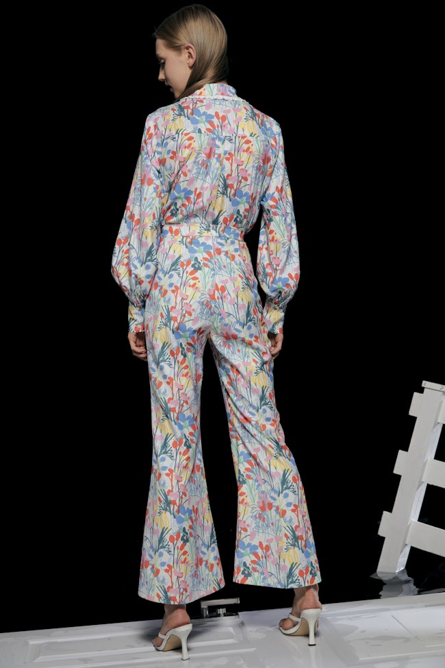 Blooming Meadow Straight Trousers - GKP309 - image