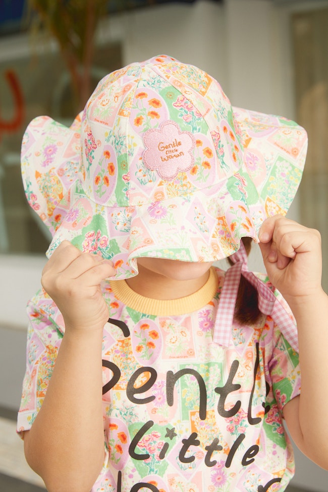 April Flowers Wide Brim Hat - LCH013 - image