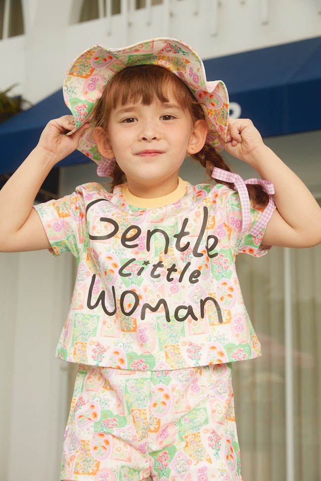 April Flowers Wide Brim Hat - LCH013 - image