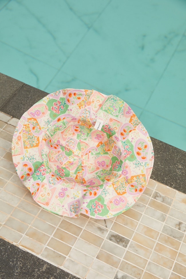 April Flowers Wide Brim Hat - LCH013 - image