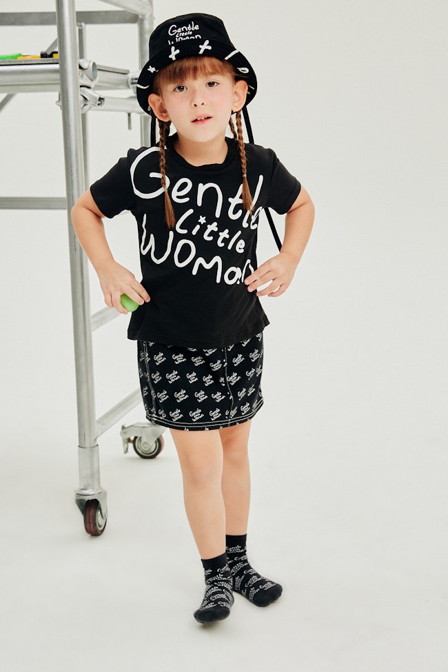 GLW Black Bucket Hat - LCH016 | GENTLE LITTLEWOMAN