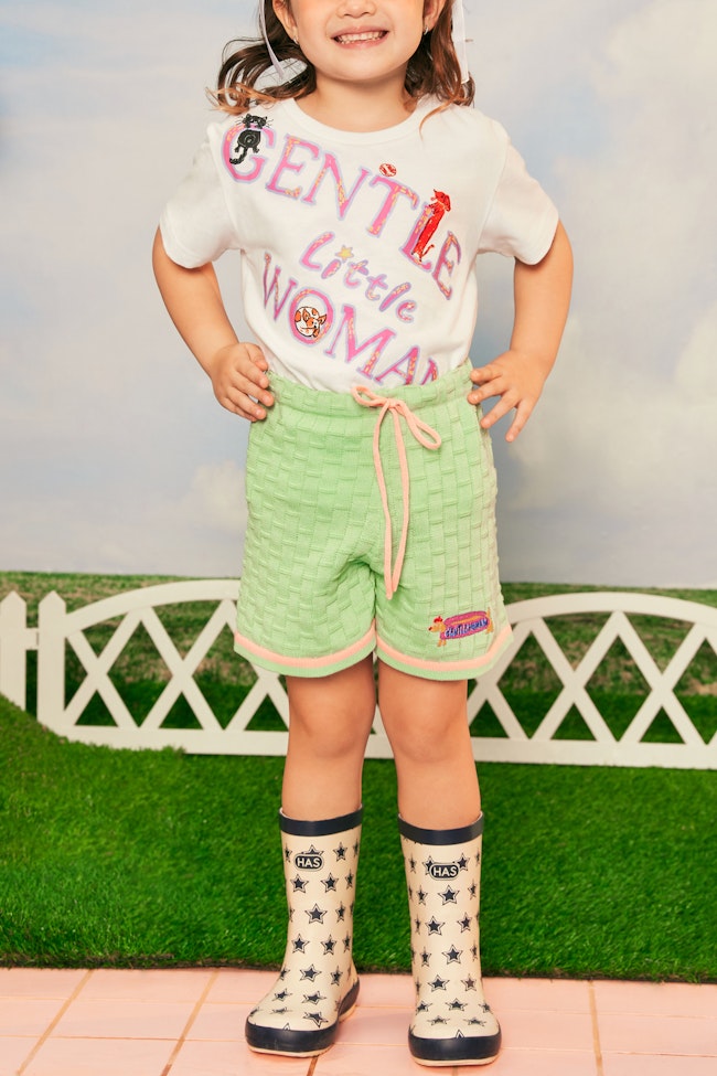 Gentle Dachshund Knit Shorts - LES004 - image