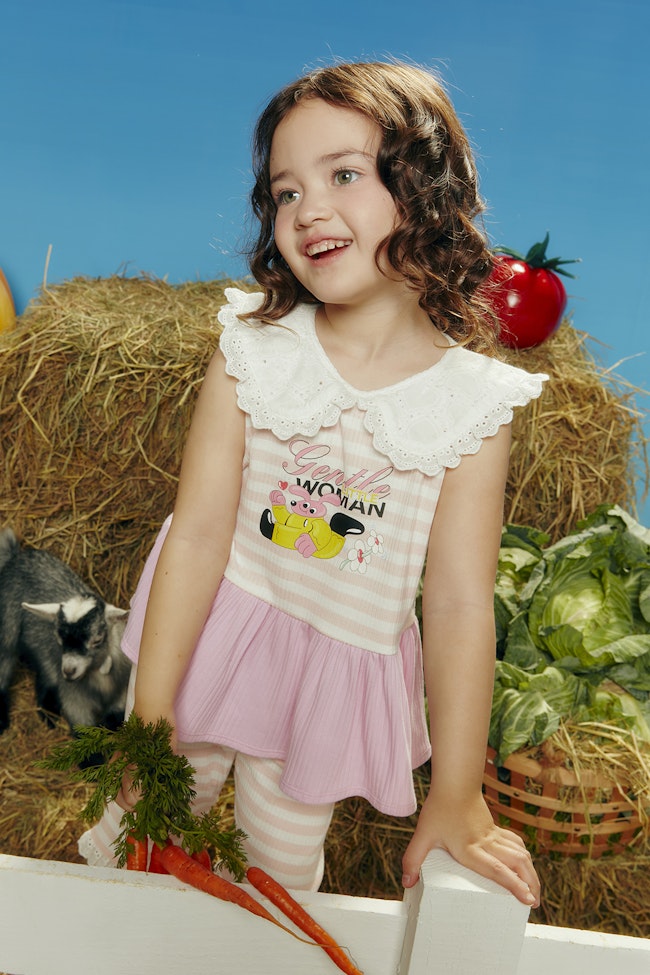 Marvelous Crepe Collar Top - LUT030 - image