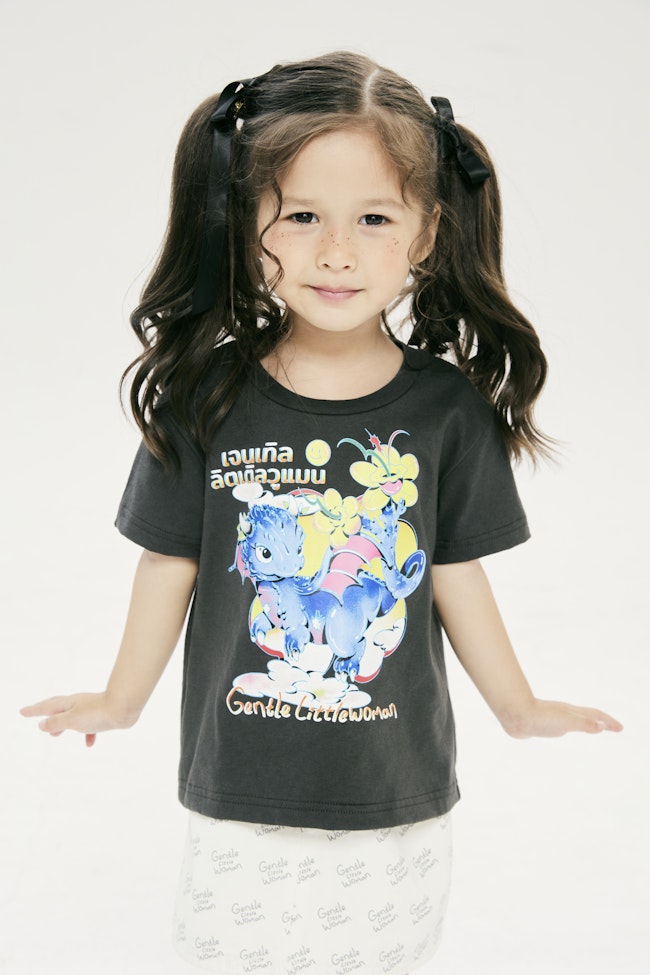 Gentle Littlewoman Dragon T-Shirt - LTT075 - image