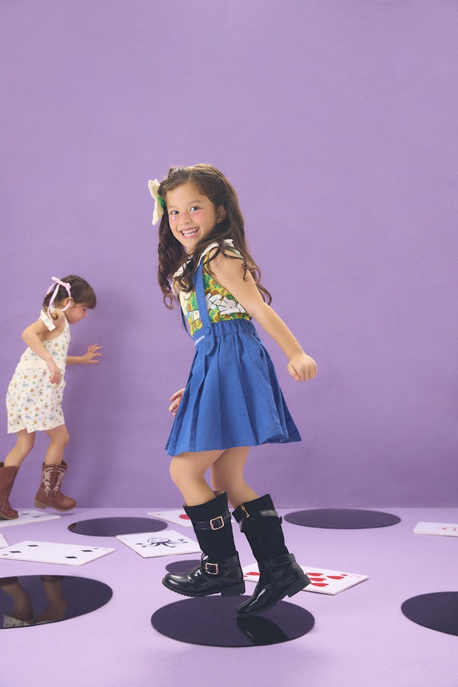Bobopym Overall Pleated Skirt - LCK008 - image