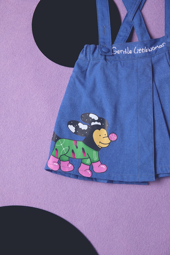 Bobopym Overall Pleated Skirt - LCK008 - image