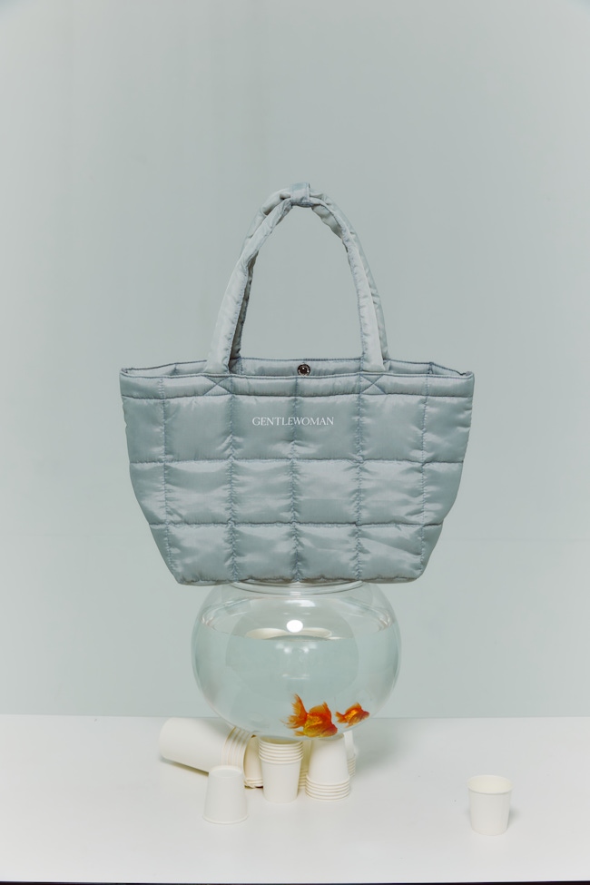 Gentlewoman Puffer Bag : GREY-3