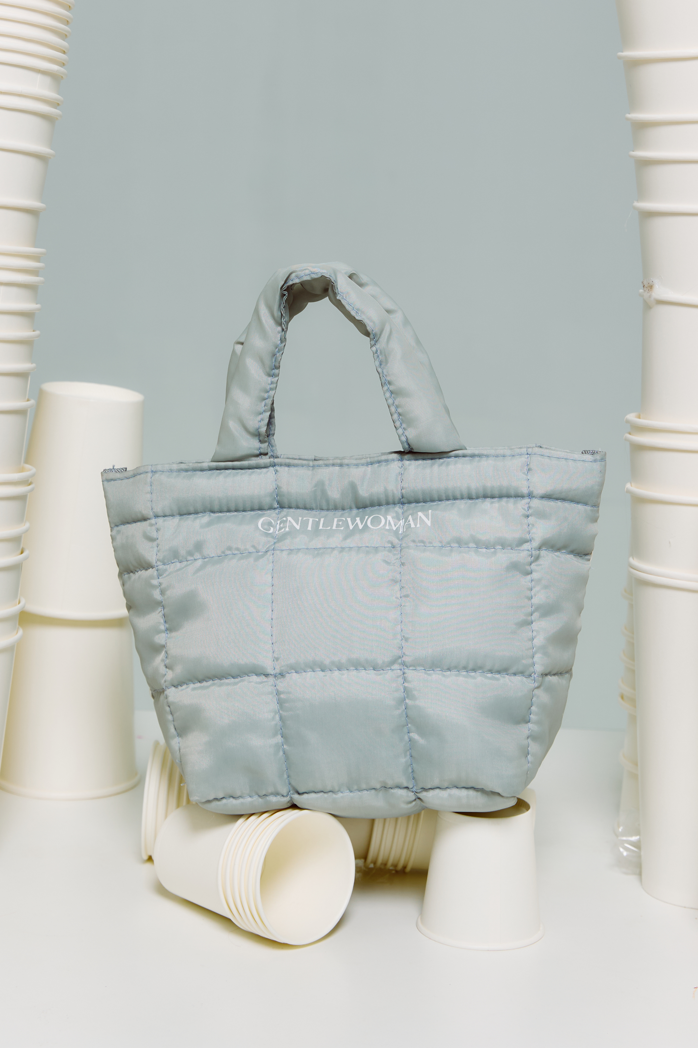 Gentlewoman Small Puffer Bag : GREY-3