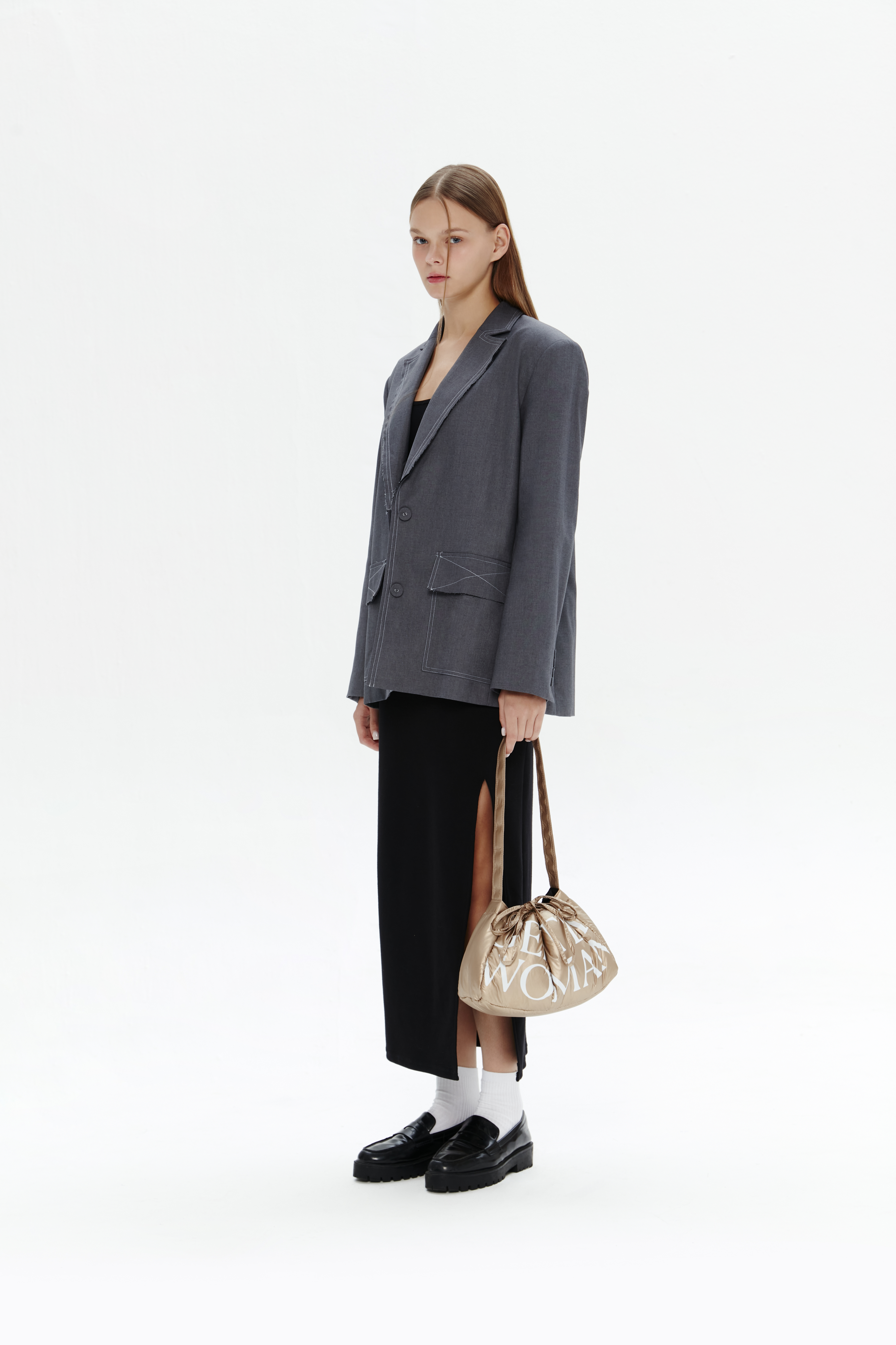 Gentlewoman Dumpling Bag : Golden Champagne-3