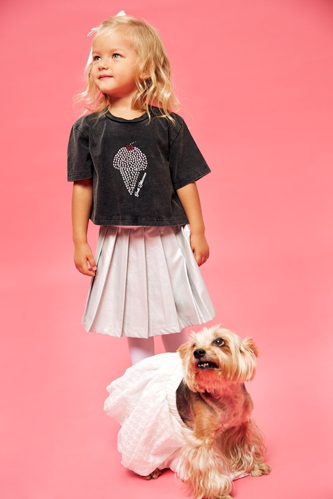 Happy Cones Crop T-shirt - LTT076 - image