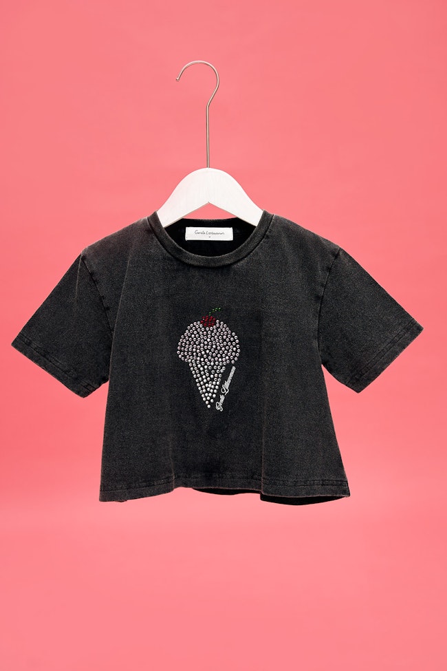 Happy Cones Crop T-shirt - LTT076 - image