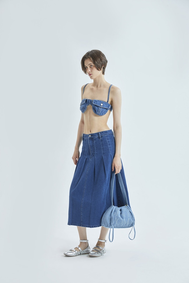 GW Denim Dumpling Bag : NYC Daydreamer-3