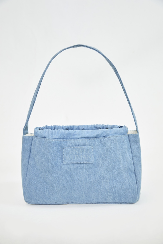 GW Denim Dumpling Bag : NYC Daydreamer-5