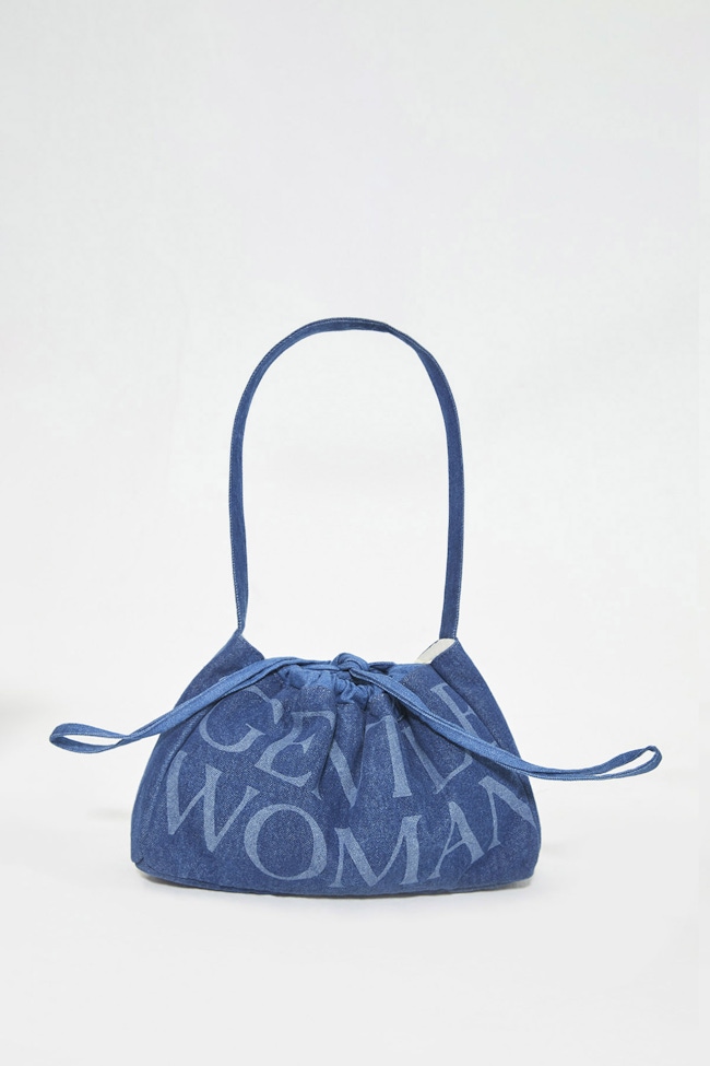 GW Denim Dumpling Bag : Seoul Indigo-0