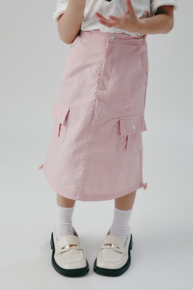 Baby Pink Cargo Skirt - LCK011 - image