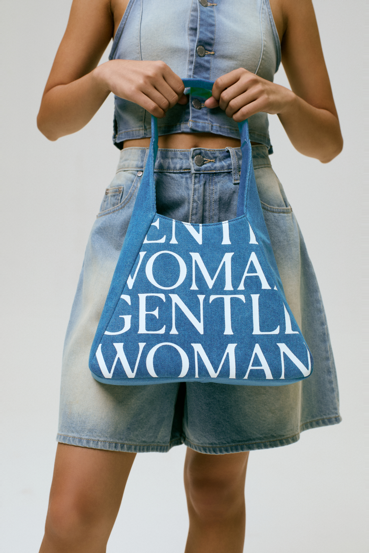 Denim Hobo Bag-3