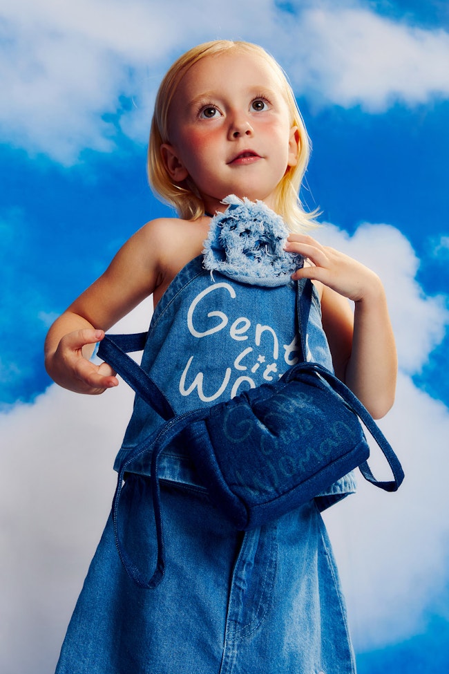 GLW Denim Dumpling Bag - LABC002 - image