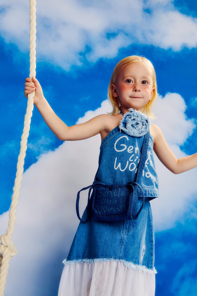GLW Denim Dumpling Bag - LABC002 - image