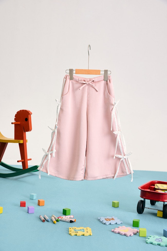 All Over Ribbon Satin Trousers  - LCP016 - image