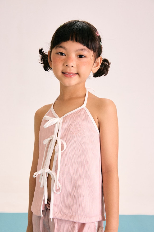 All over Ribbon Satin Top - LCT033 - image