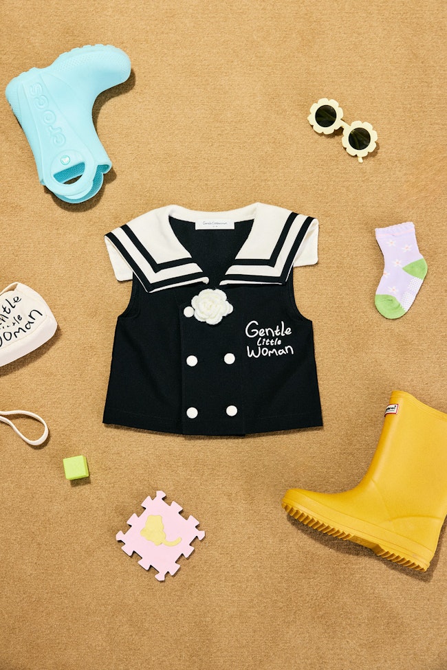 Black Sailor Camelia Top - LMT085.1 - image