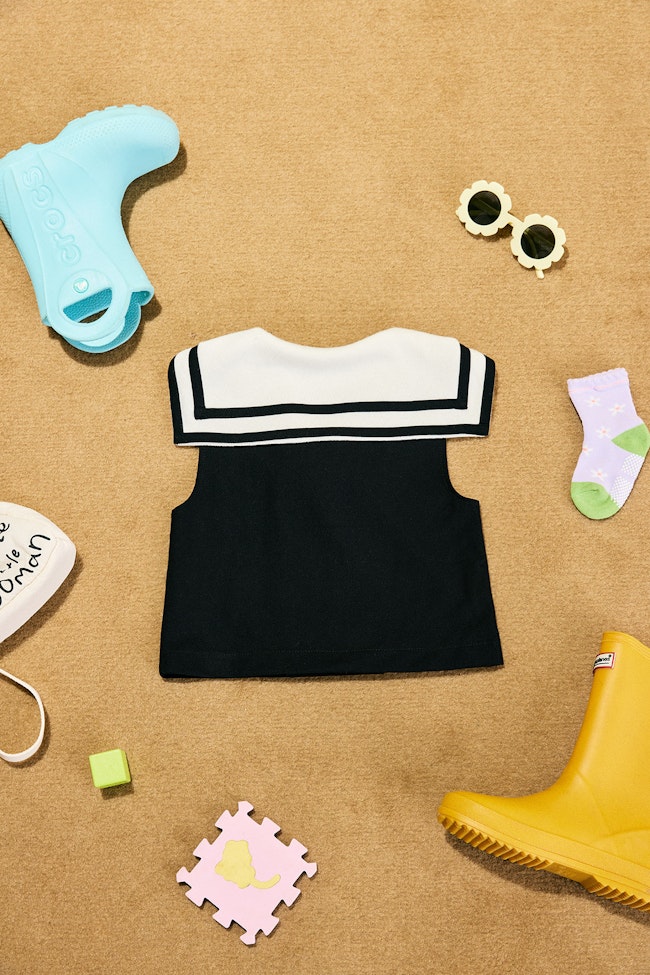 Black Sailor Camelia Top - LMT085.1 - image