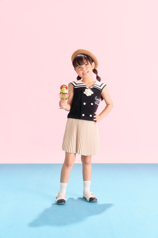 Black Sailor Camelia Top - LMT085.1 - image