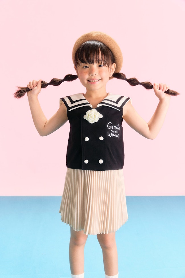 Black Sailor Camelia Top - LMT085.1 - image