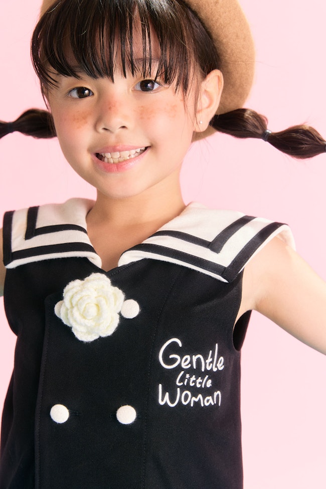 Black Sailor Camelia Top - LMT085.1 - image