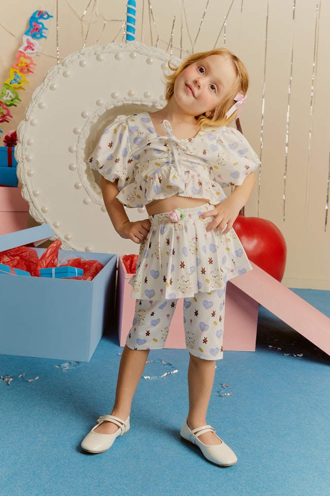 Sweet Treats White Skort - LAIS001 - image