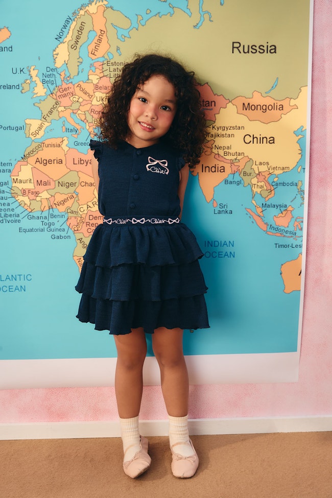The Midnight Ribbon Skirt -  LCK025 - image