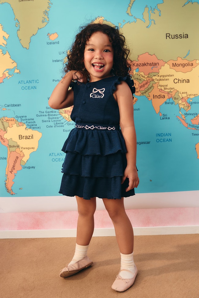 The Midnight Ribbon Skirt -  LCK025 - image