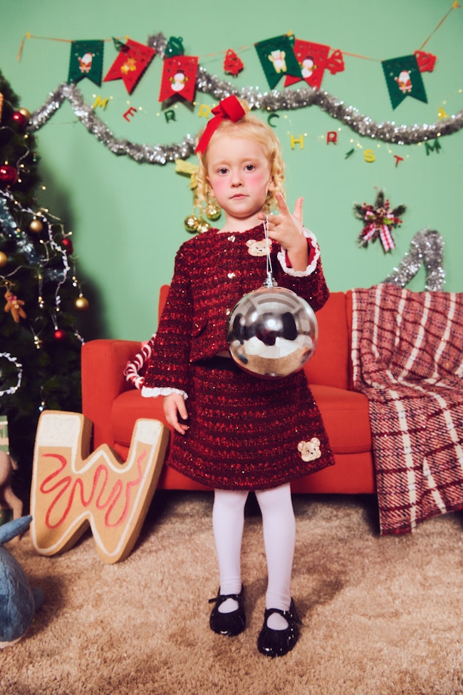 Eve Sparkle Tweed Skirt - LUK010 - image