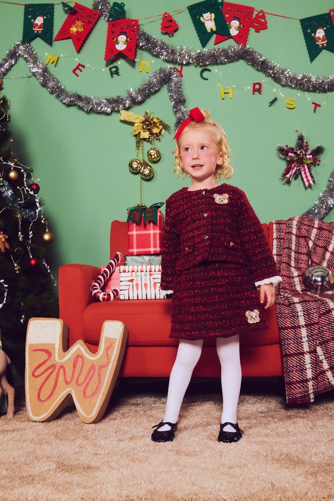 Eve Sparkle Tweed Skirt - LUK010 - image