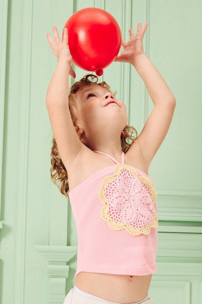 Floral Serenade Knit Top - LET048 - image