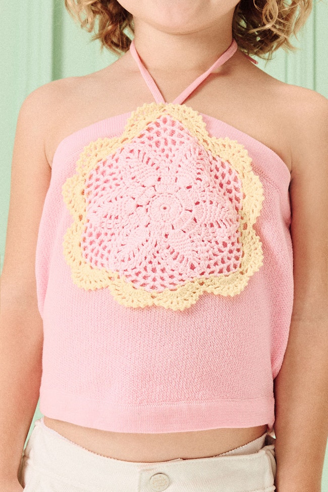 Floral Serenade Knit Top - LET048 - image