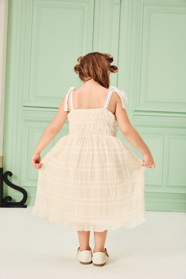 Logo Strap Pleated  Dress - LMD047 - image