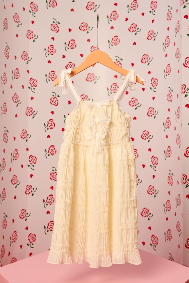 Logo Strap Pleated  Dress - LMD047 - image