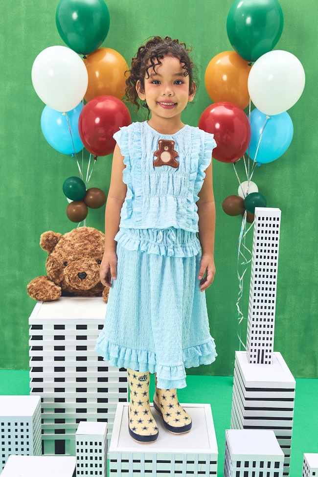 Doodle Hugs Midi Skirt - LUK013 - image