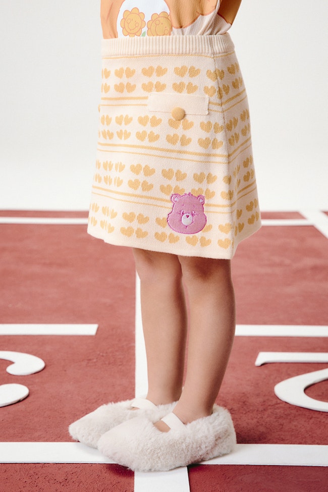 Cheer Bear Knit Skirt - LEK013 - image
