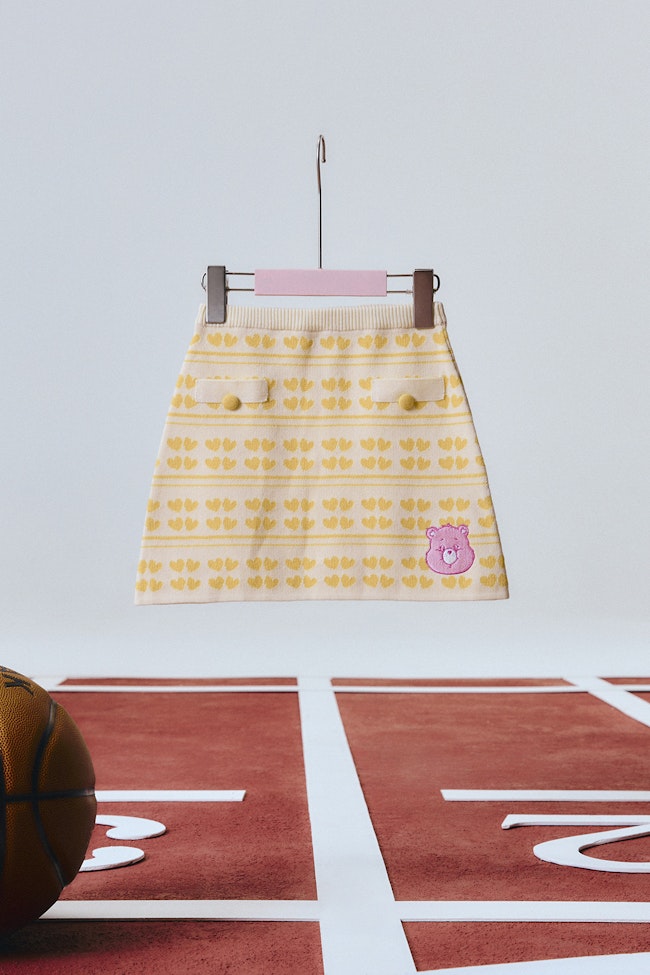 Cheer Bear Knit Skirt - LEK013 - image