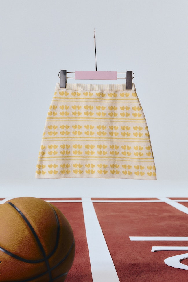 Cheer Bear Knit Skirt - LEK013 - image
