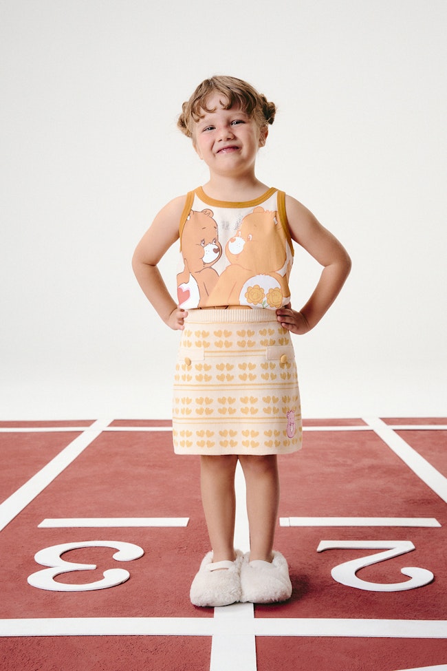 Cheer Bear Knit Skirt - LEK013 - image