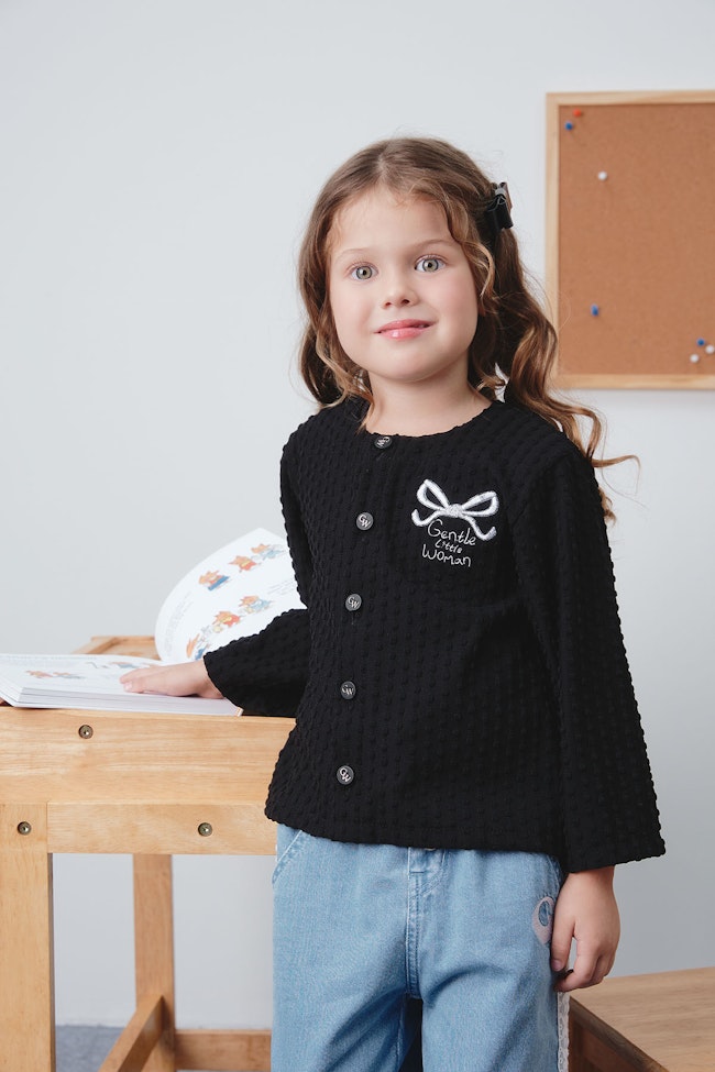GLW Ribbon Embroidered Cardigan - LCT052 - image