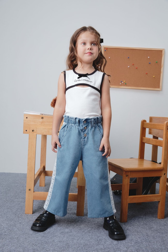 Star Baby Denim Trousers - LAP014 - image